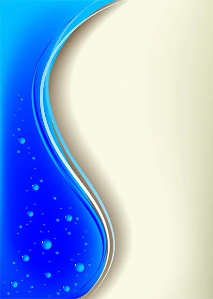 Illustrazione uno sfondo blu wi — Foto Stock