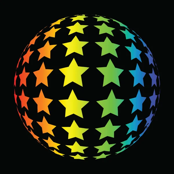 Kolorowe tło gwiazda — Zdjęcie stockowe