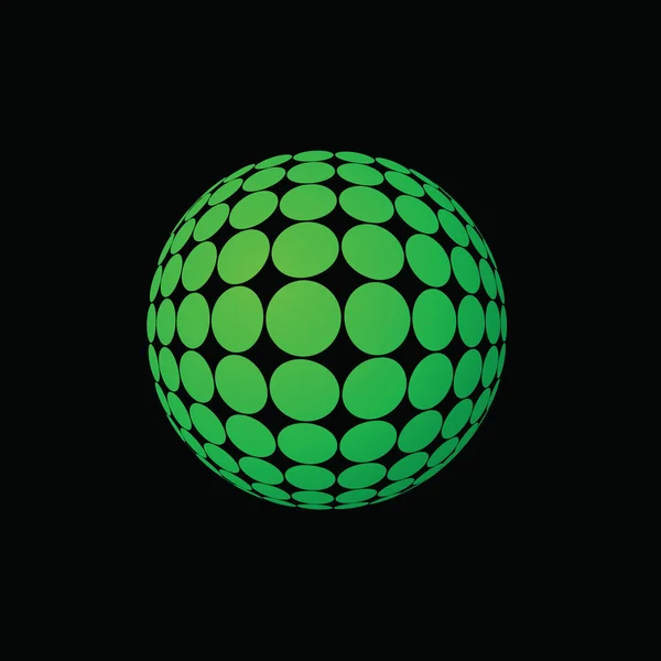 Groene bal — Stockfoto
