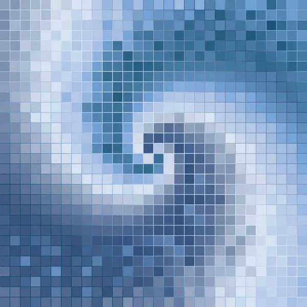 Синя абстрактна спіральна мозаїка — стокове фото
