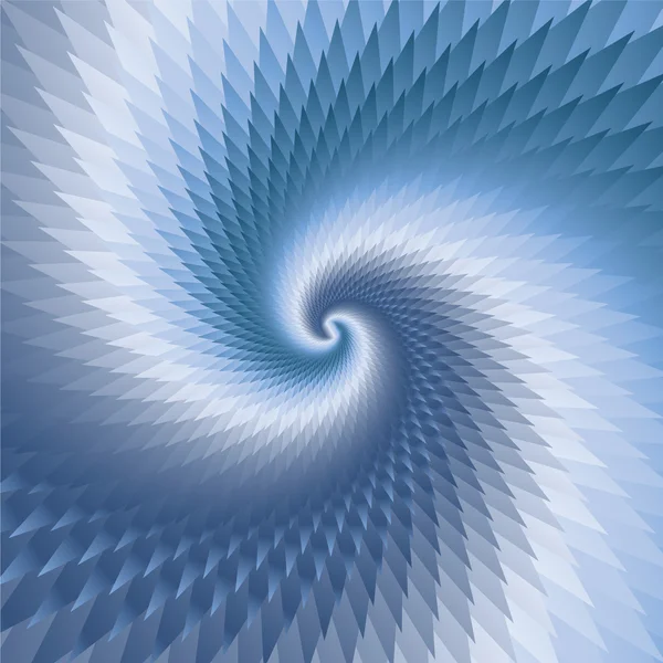 Синяя абстрактная спираль — стоковое фото