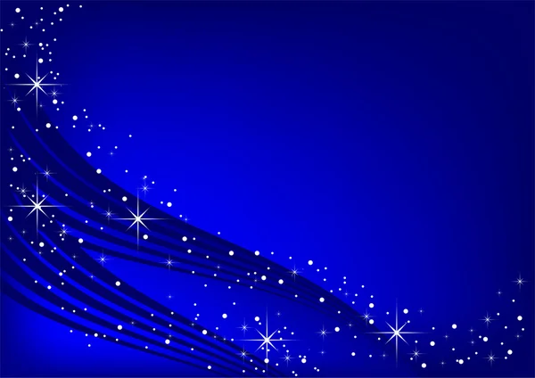 Blauer Hintergrund mit Sternen — Stockfoto