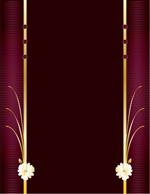 Purple and gold elegant background 4 clipart