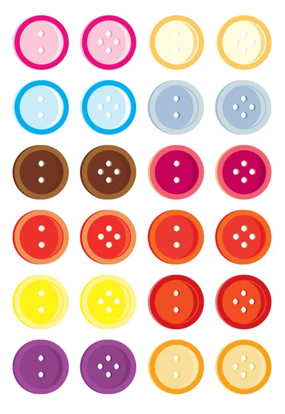 Ensemble de variation de bouton — Image vectorielle