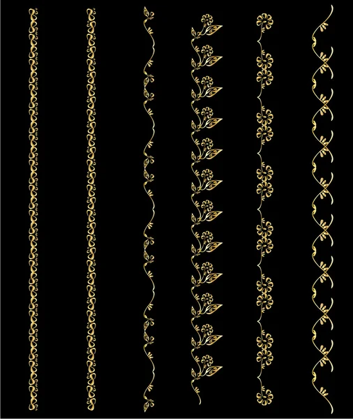 stock vector Gold design element chains