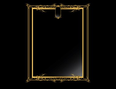 Gold Black elegant background 4 clipart