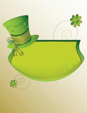 St Patrick's Day banner background clipart