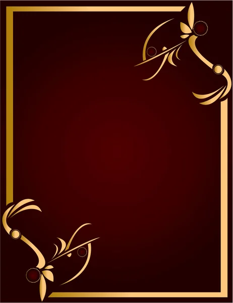 Gold and Burgundy background 4 — Stock Vector © Randomway #2144582