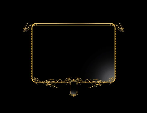 Gold Black элегантный фон 3 — стоковый вектор