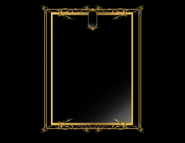 Gold Black элегантный фон 4 — стоковый вектор