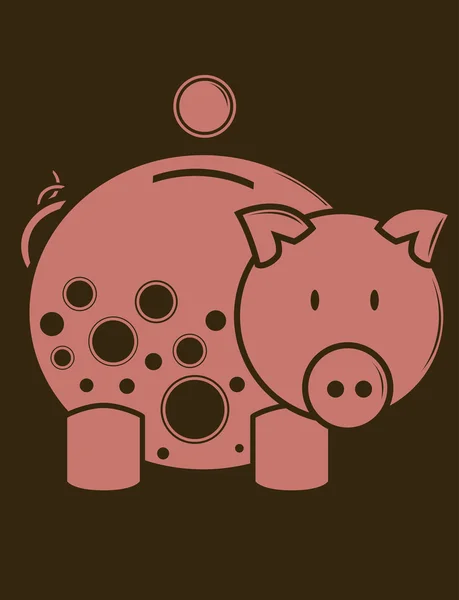 Stock vector Piggy Bank