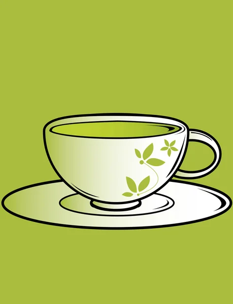 Cup of tea 2 — Stock Vector
