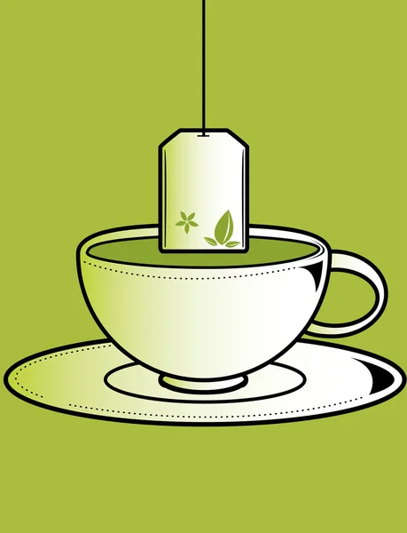 चहा 1 कप — स्टॉक व्हेक्टर