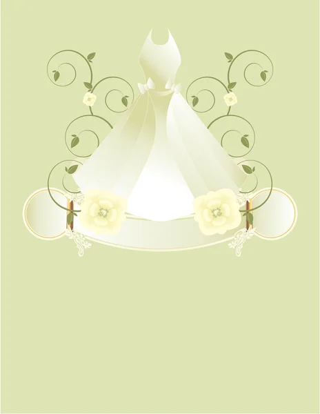 Fond robe blanche 3 — Image vectorielle