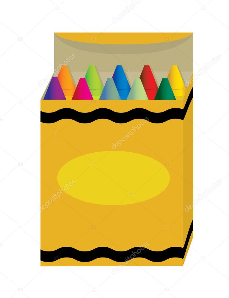 Box Of Crayons Images – Browse 35 Stock Photos, Vectors, and