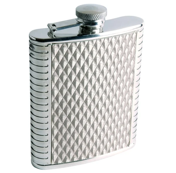 Alcohol Grooved Flask — Stock Photo, Image