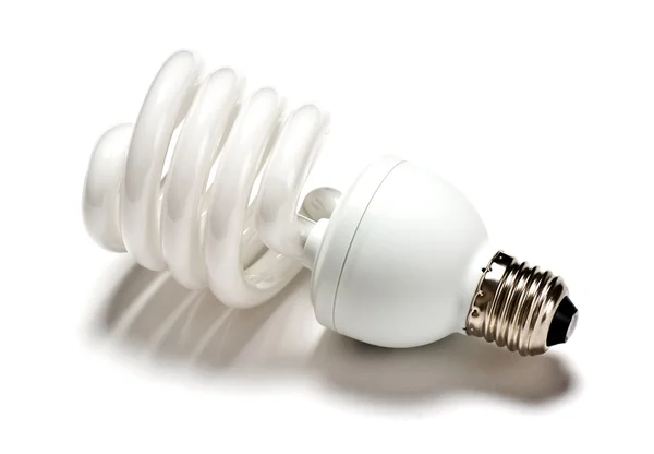 Compact fluorescent light bulb Stock Photo