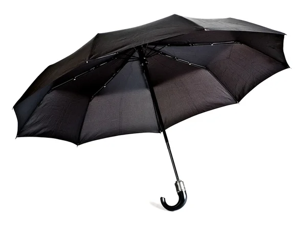 Černý deštník — Stock fotografie