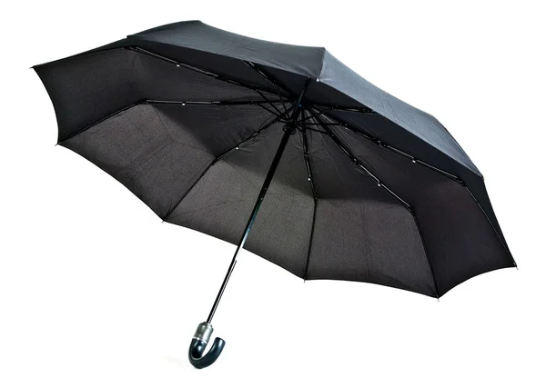 Černý deštník — Stock fotografie