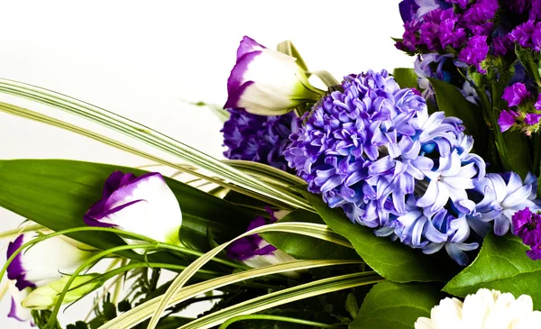Blue fuzzy (hyacinthus orientalis) bouqu — Stock Photo, Image