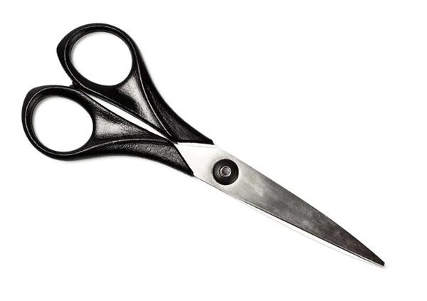 Black closed scissors — Stock Photo, Image