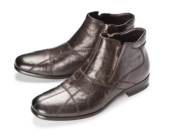 Bruine mannelijke schoenen — Stockfoto
