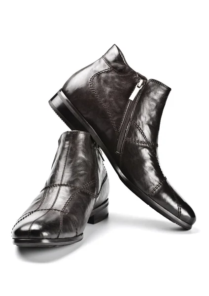 Чорний чоловічого взуття — стокове фото