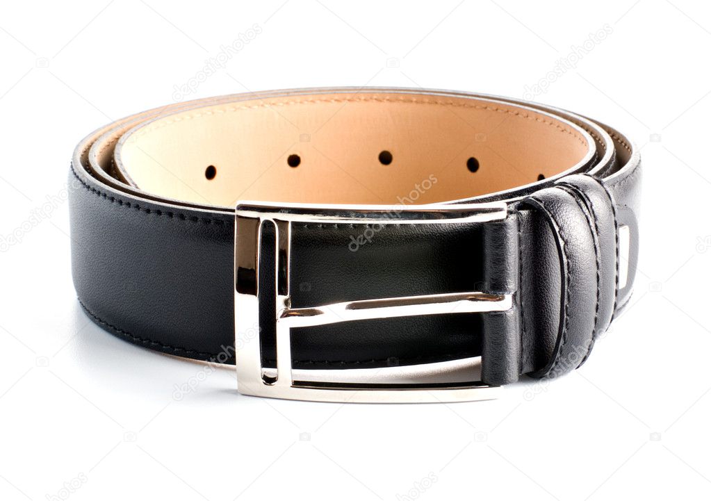 Twisted leather belt