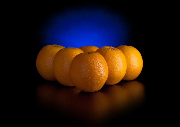 Sinaasappelen zoals biljartballen — Stockfoto