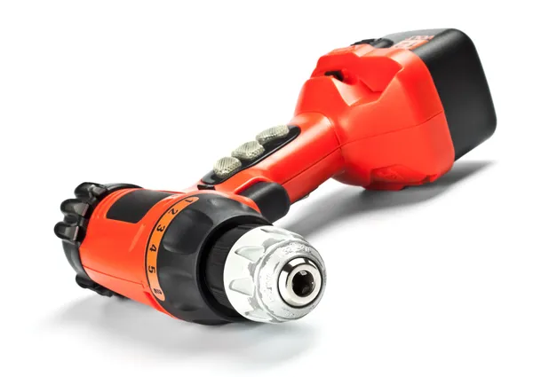 Red drill closeup — Stock Photo, Image