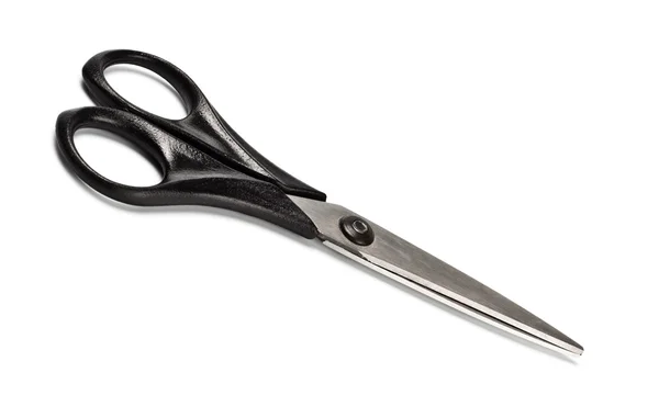 Black closed scissors — Stock Photo, Image