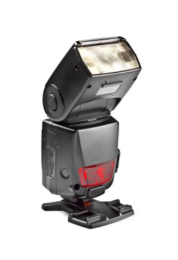 Camera flash on stand clipart