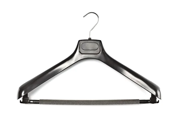 Black coat hanger — Stock Photo, Image
