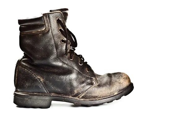 Old army style boot — Stock Photo, Image