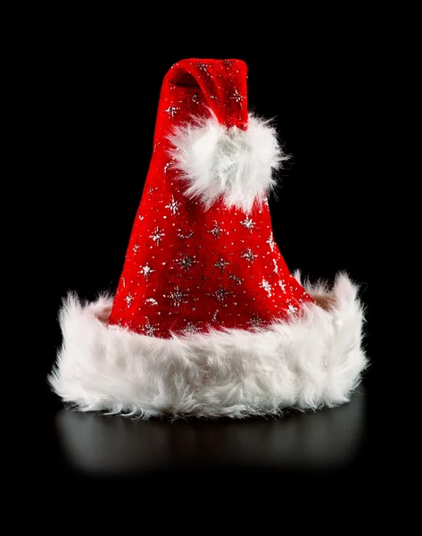 Chapéu de Santa com estrelas — Fotografia de Stock