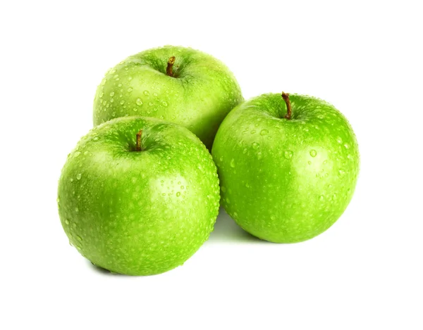 Τρία πράσινα μήλα — Φωτογραφία Αρχείου