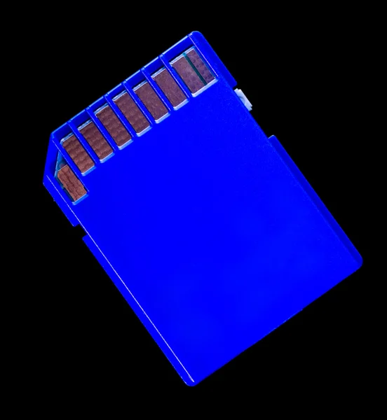 Azul sd flash — Fotografia de Stock