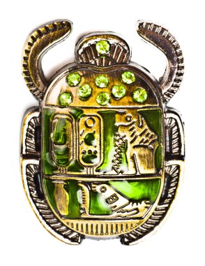 Scarab with gems clipart