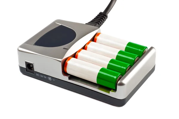 Charger with battery — Stock Photo, Image