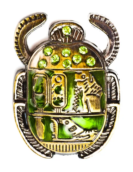 Scarab with gems — Stock Photo, Image