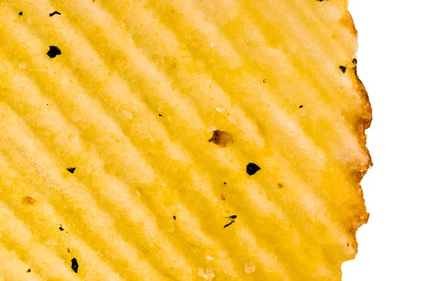 Gele potato chips — Stockfoto
