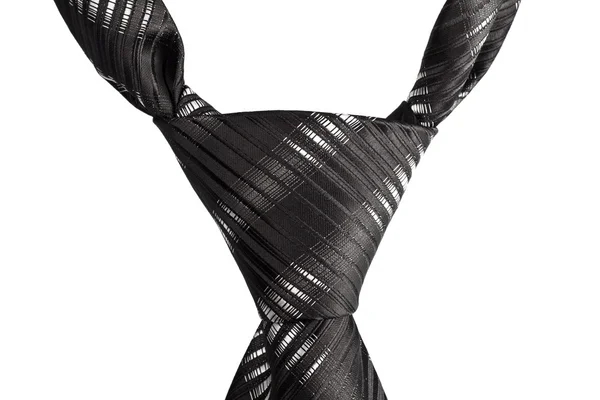 Necktie knot closeup — Stock Photo, Image