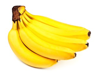 Bunch of yellow bananas clipart