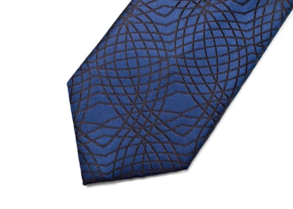 Blue necktie part — Stock Photo, Image