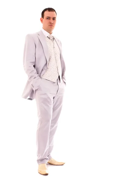 Stock image Young man in wedding suit