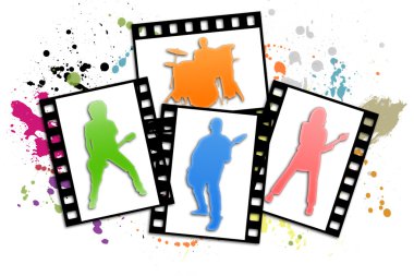 Musical group clipart