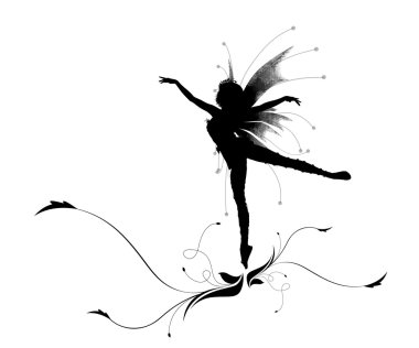 Dancing elf clipart