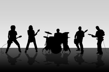Musical group clipart