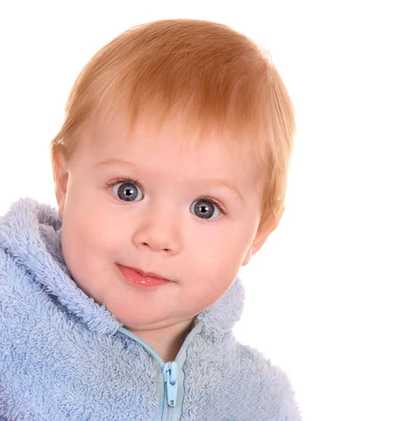 Porträtt av överraskning baby pojke. — Stockfoto