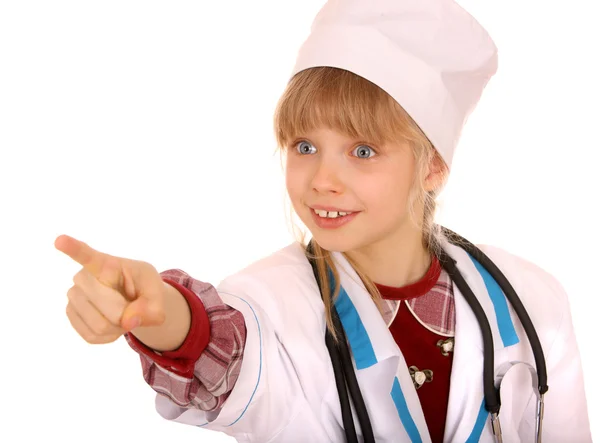 Bambino in costume di medico . — Foto Stock